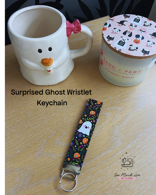 👻 Surprised Ghost Wristlet Keychain (Limited Edition)