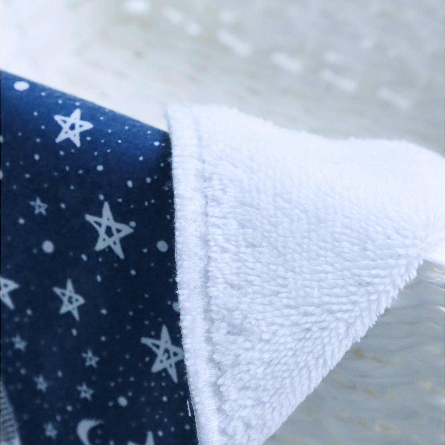 Celestial Blue Flannel with bamboo towelling