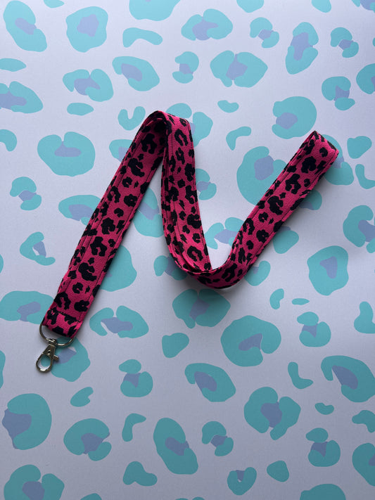 Raspberry Pink Lanyard
