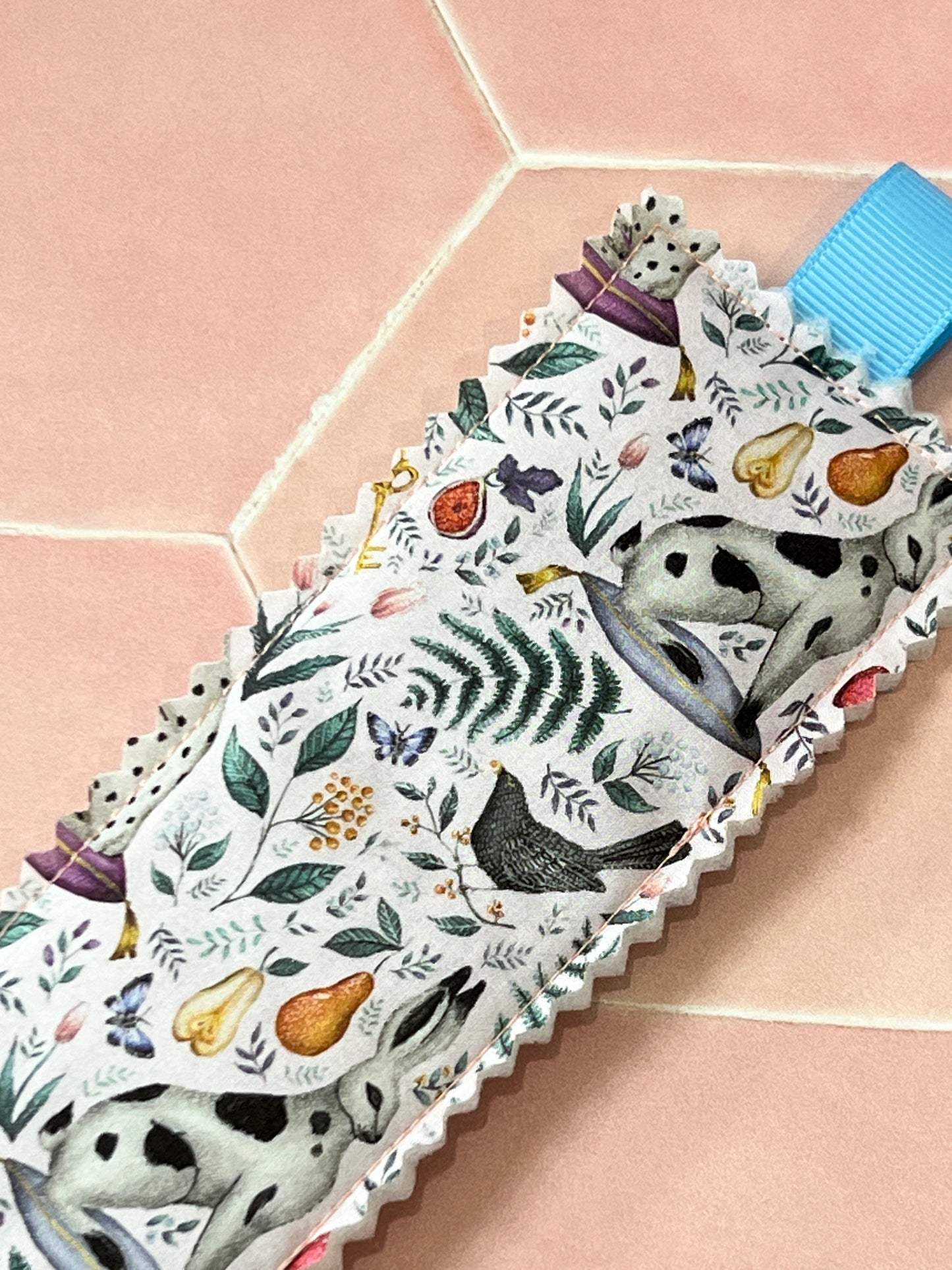Liberty Pink Catherine Rowe Bookmark