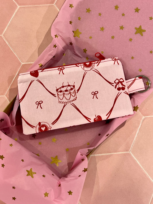 Sew Much Love Live, Laugh, Cake Coin Purse