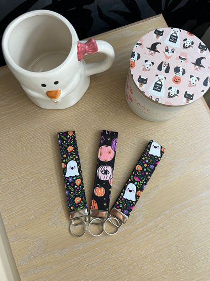 🎃 Pastel Pumpkin Wristlet Keychain (Limited Edition)
