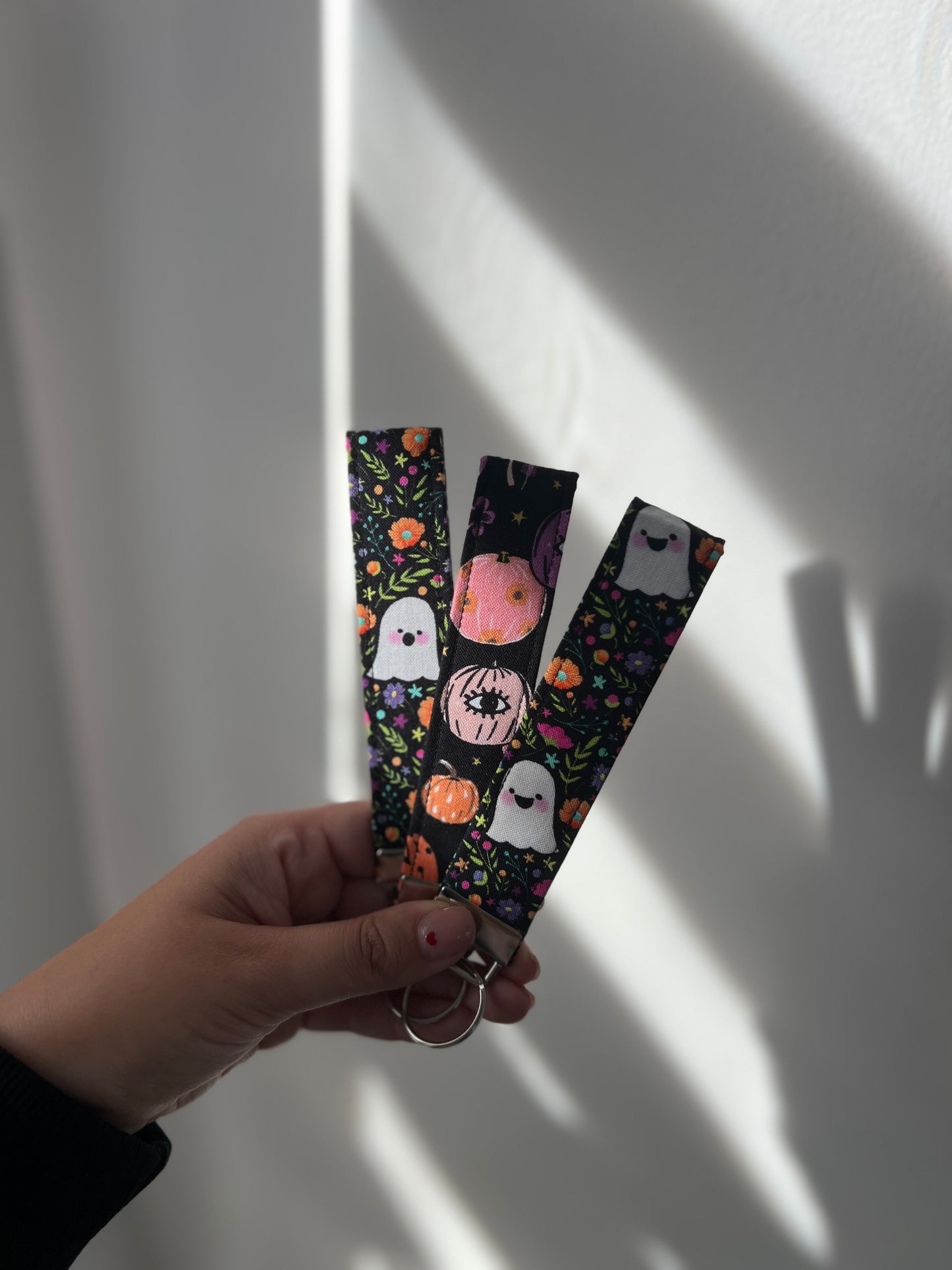🎃 Pastel Pumpkin Wristlet Keychain (Limited Edition)