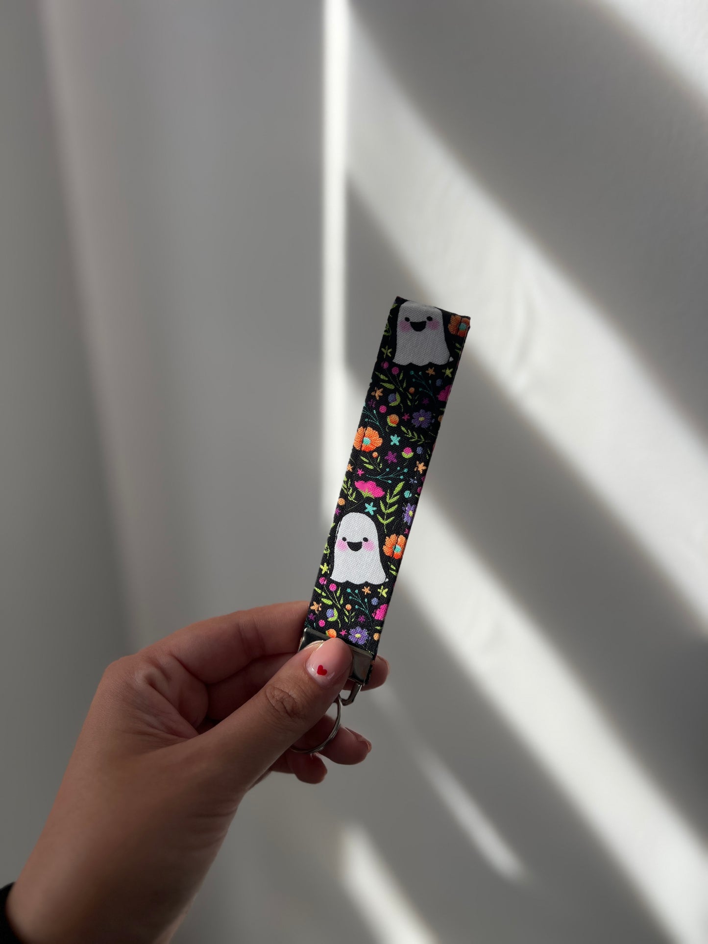 👻 Happy Ghost Wristlet Keychain (Limited Edition)