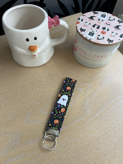 👻 Surprised Ghost Wristlet Keychain (Limited Edition)