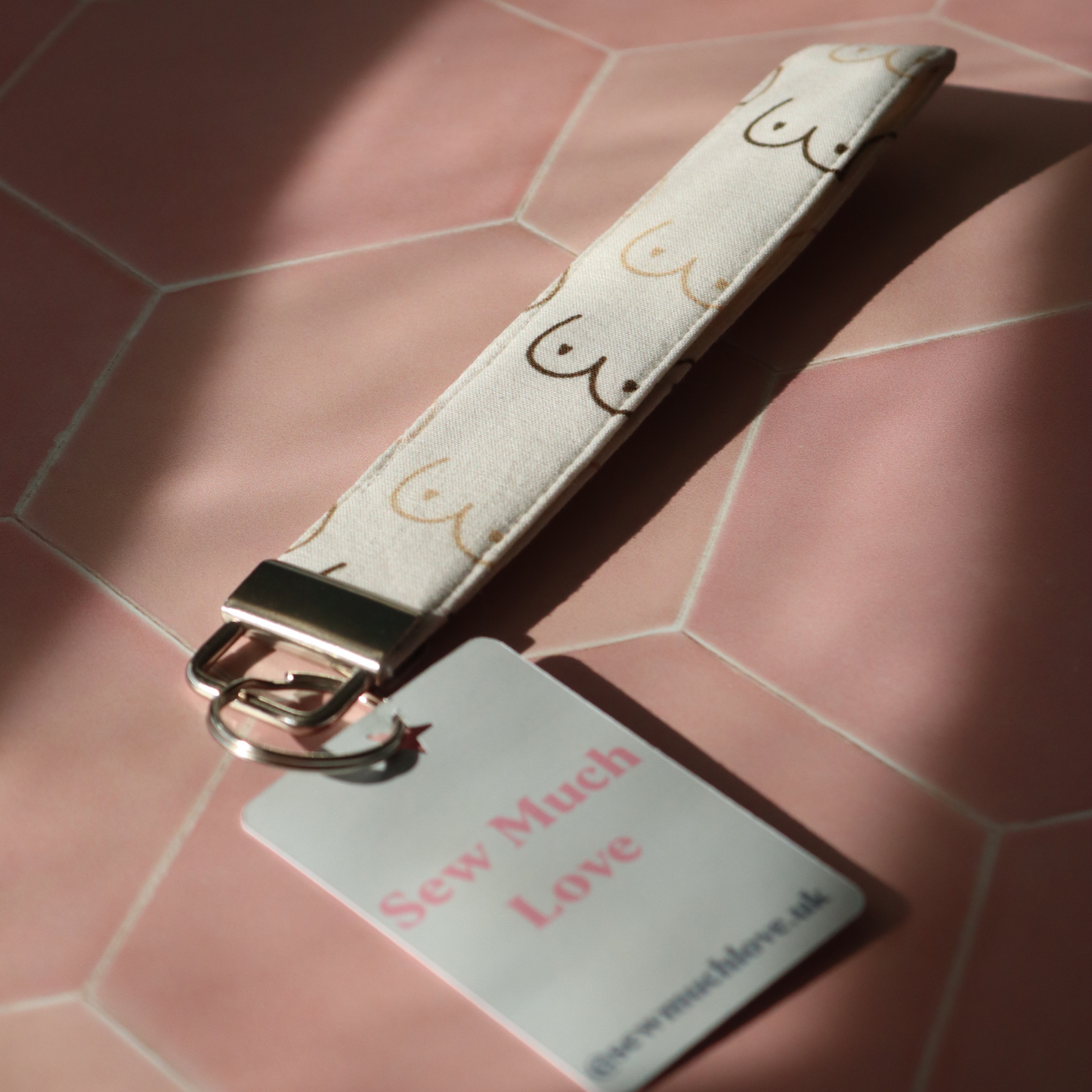 Boobie Wristlet Keychain