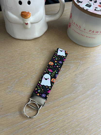 👻 Happy Ghost Wristlet Keychain (Limited Edition)