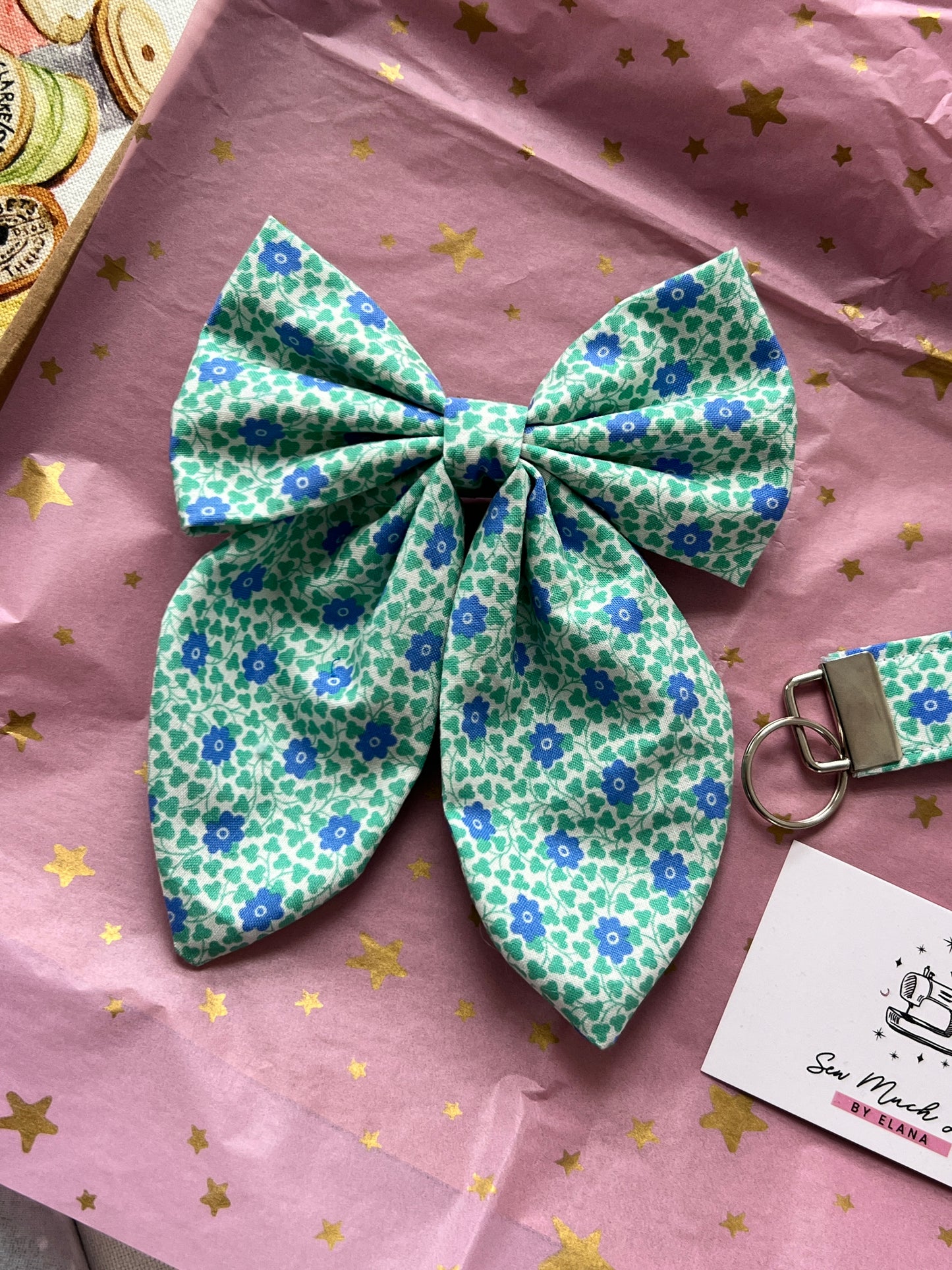 Liberty Blue and Green Flowers Bundle