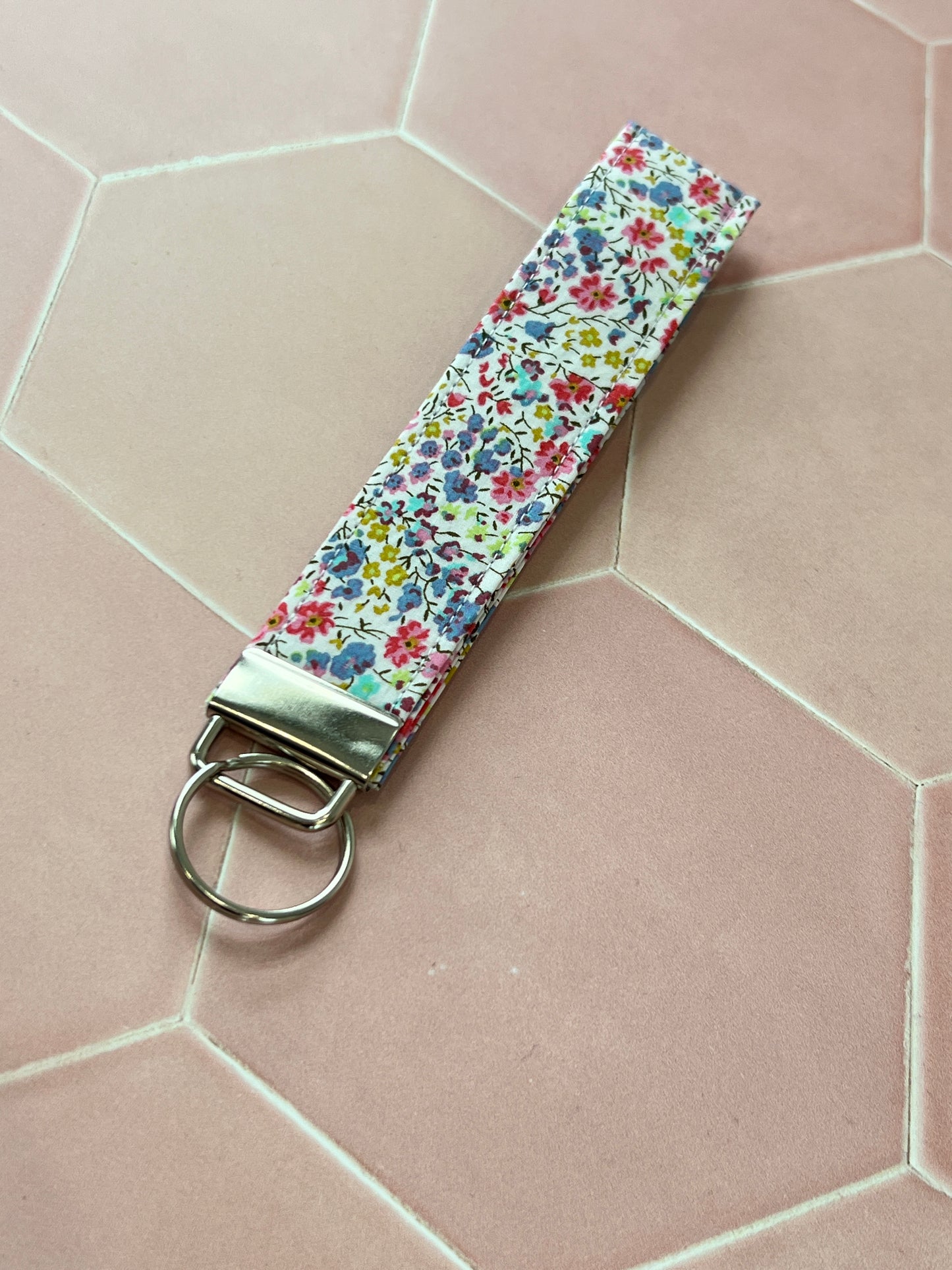 Liberty Mini Flowers Wristlet Keychain