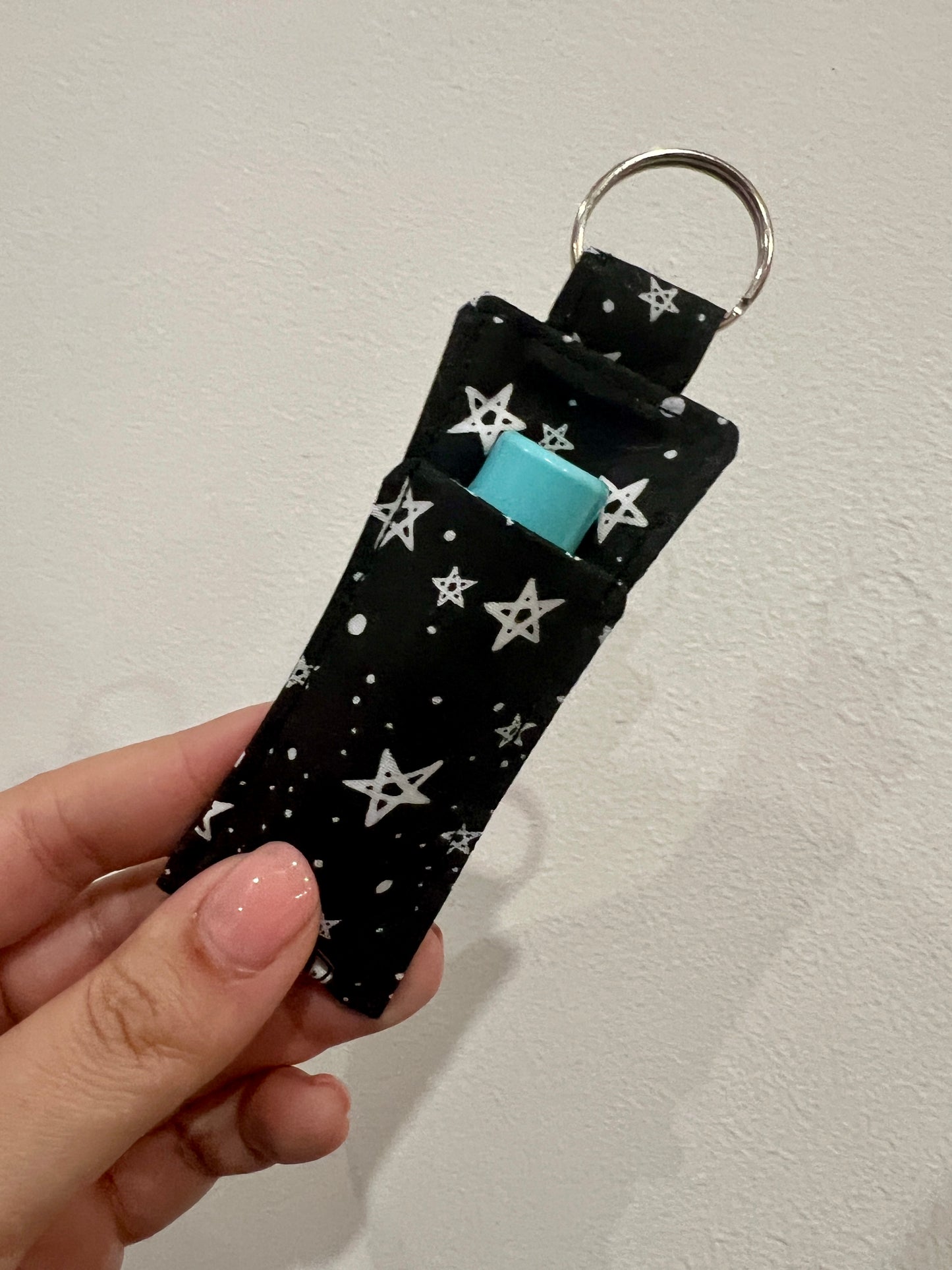Black Starry Night Lip Balm Holder