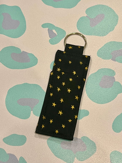 Black and Gold Starry Lip Balm Holder