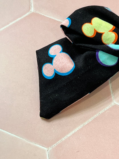 Kids Black Mickey Hair Bow