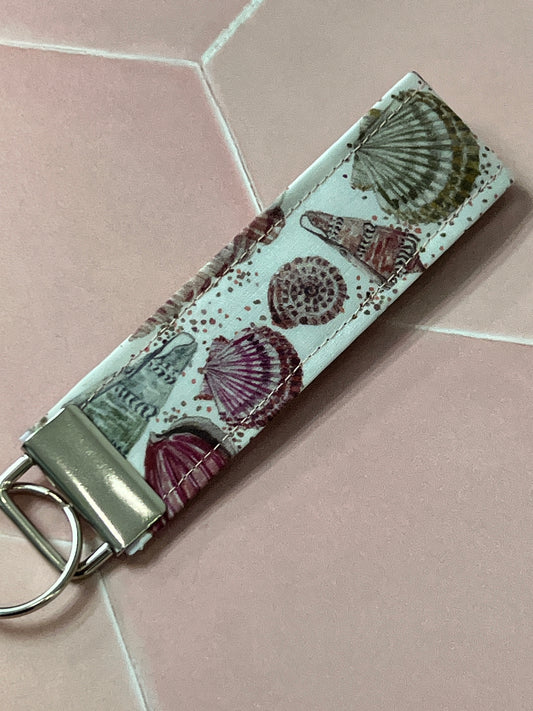 Liberty Pink Sea Shells Key Fob