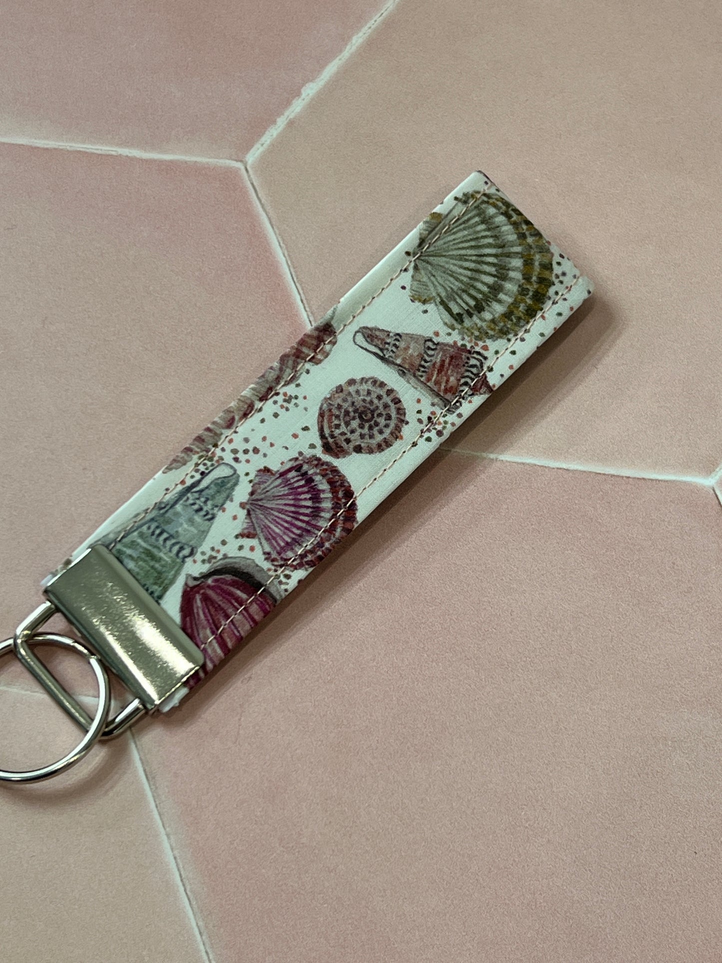 Liberty Pink Sea Shells Key Fob