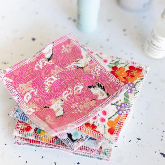 Japanese Print Mini Face Wipes Bundle